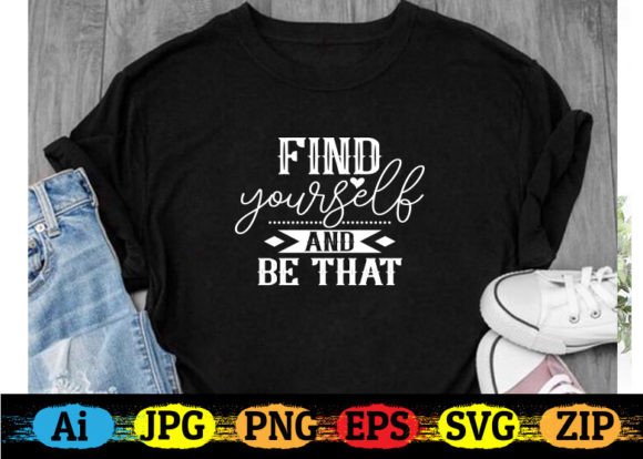 Find Yourself T-Shirt Design: Graphics & Freebies Review