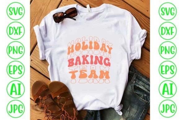 Holiday Baking Team Retro Svg Design Review