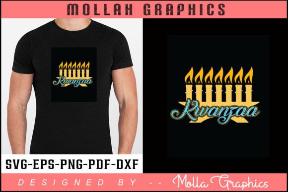 Kwanzaa Typography and T Shirt Design Graphics Freebies