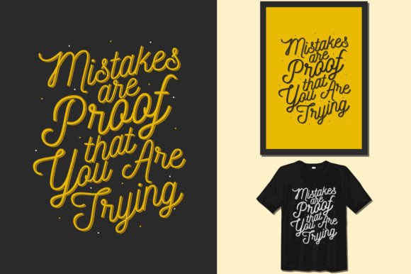 Mistakes Are Proof Typography: Graphics & Freebies Review