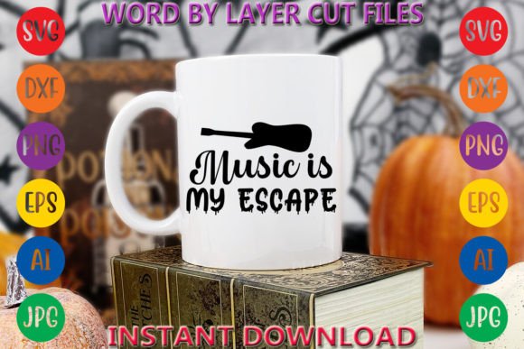 Music is My Escape: Free Graphics for Crafters