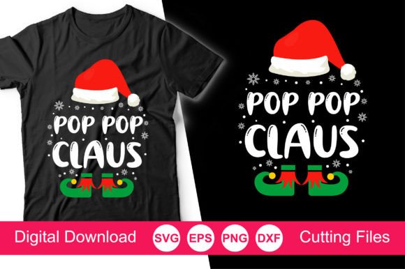 Pop Pop Claus Christmas T-Shirt Graphics & Crafts Review