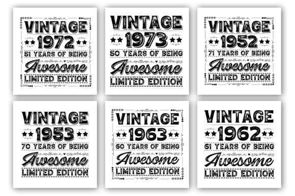 Vintage Birthday T-Shirt Design Bundle: Graphics & Freebies Review